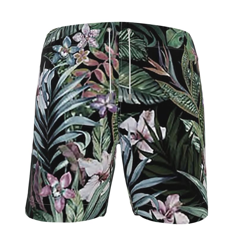 Deep Tropic - Printed Basic Swim Short.