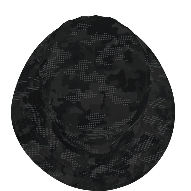 BRJ Stealth Digital Camo - Wide Brim Bucket Hat