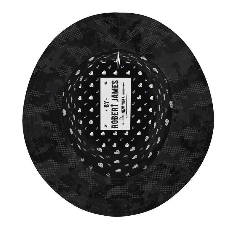 BRJ Stealth Digital Camo - Wide Brim Bucket Hat