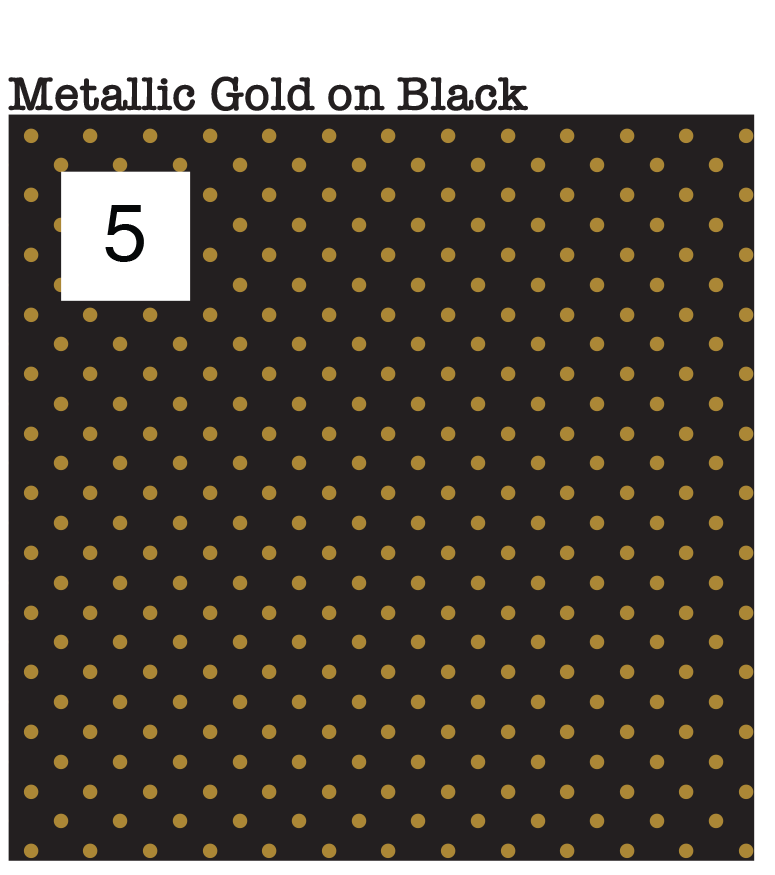 NIKO SMALL BATCH - "OG Metallic Gold Dots #5"