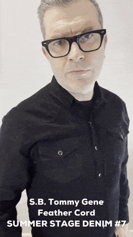 Tommy Gene // Black  Featherwale Cord - SMALL BATCH STYLE