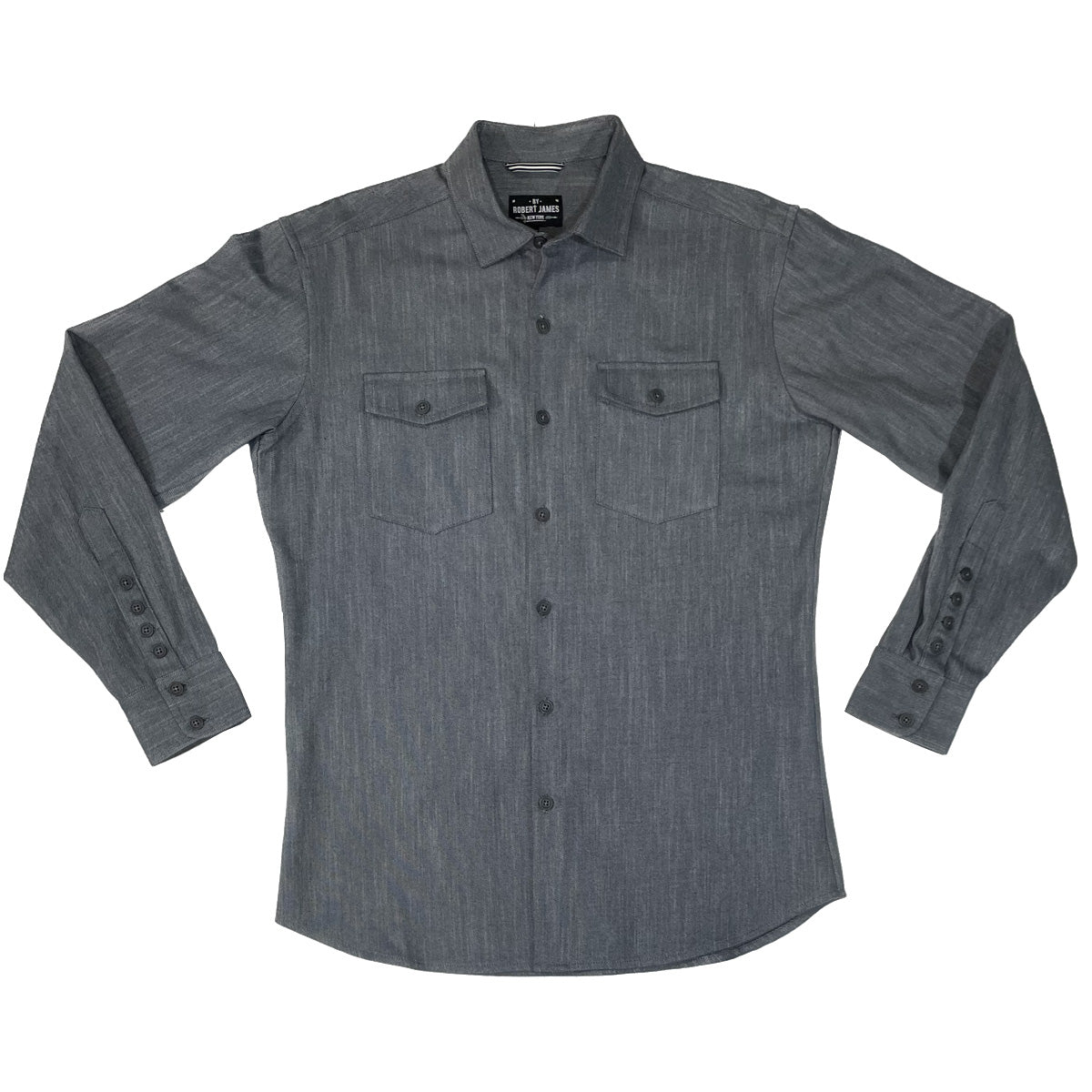 Axe // Vintage Grey Denim Flannel - SMALL BATCH SHIRTS