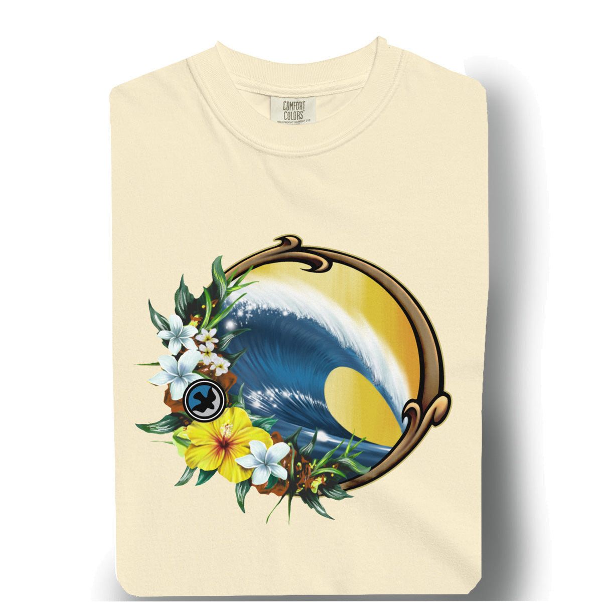 Hampton's Big Wave, Garment-Dyed Heavyweight Tee