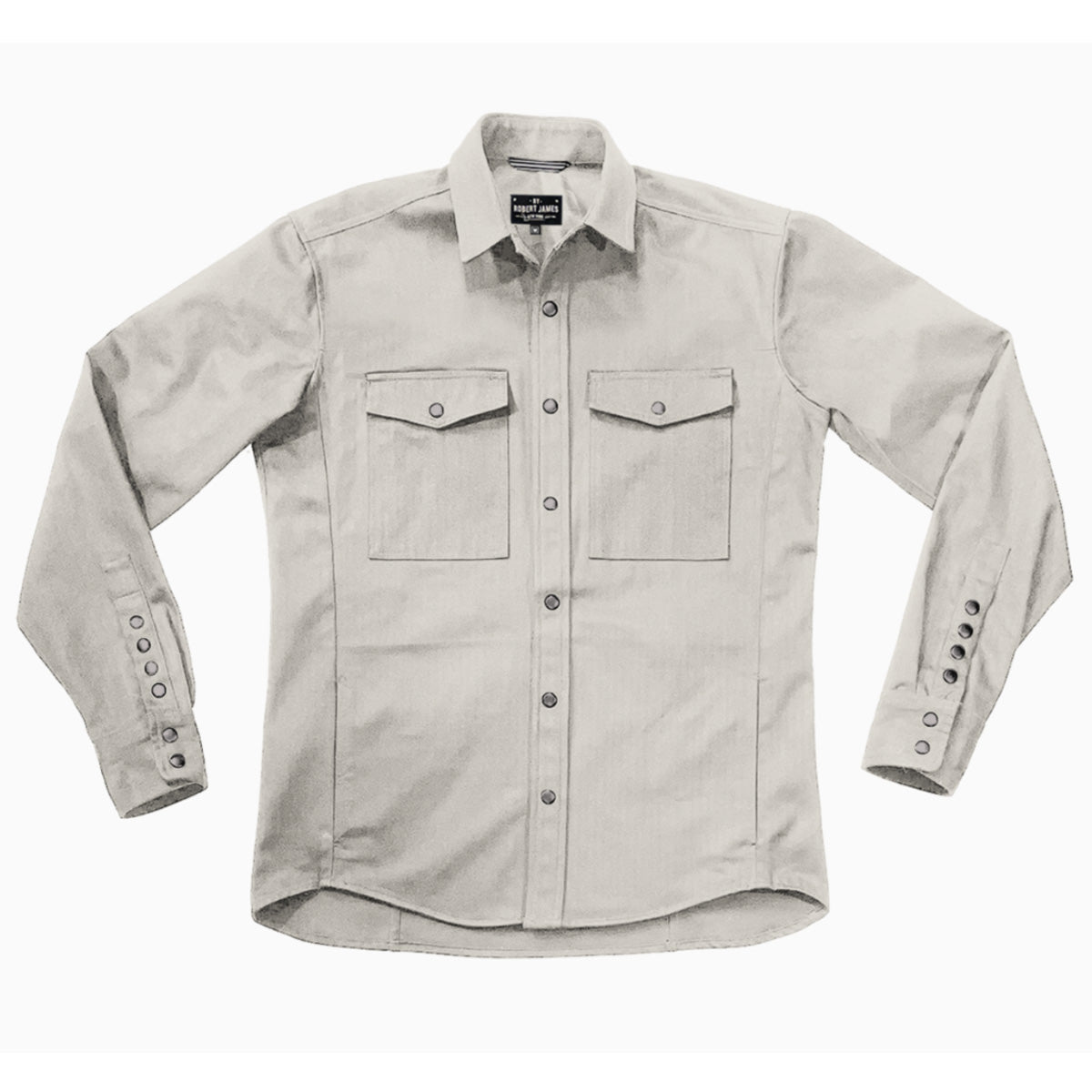 SB LACHINE // CLASSIC - HERRINGBONE SHIRT JACKET - Yoke No Pockets - 6 SMALL BATCH COLORS