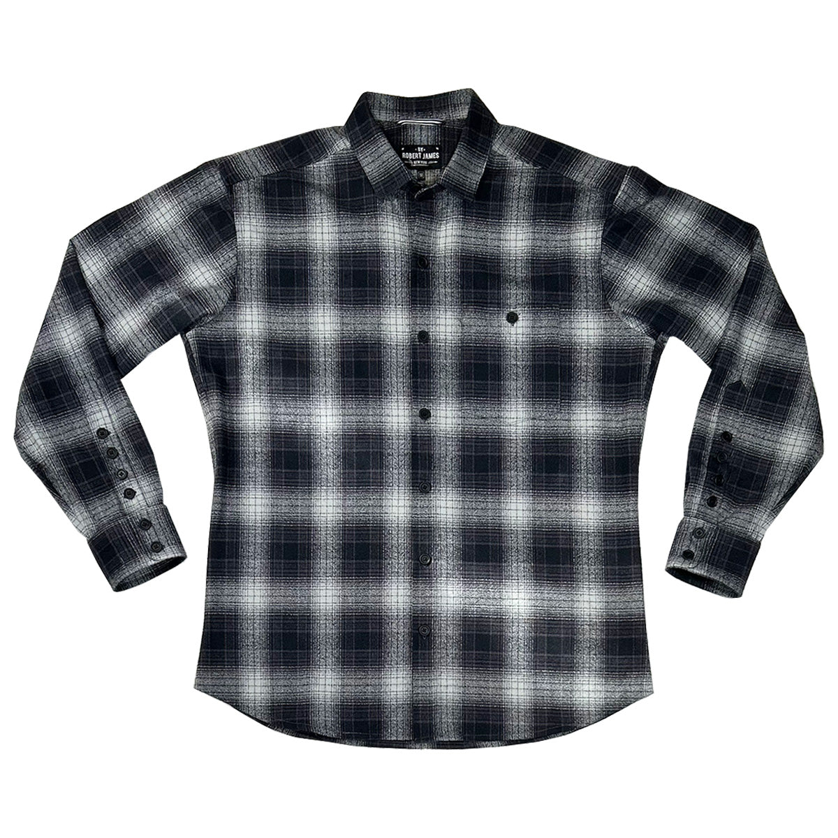 Dylan // SHADOW PLAID - GREY - IN STOCK - M