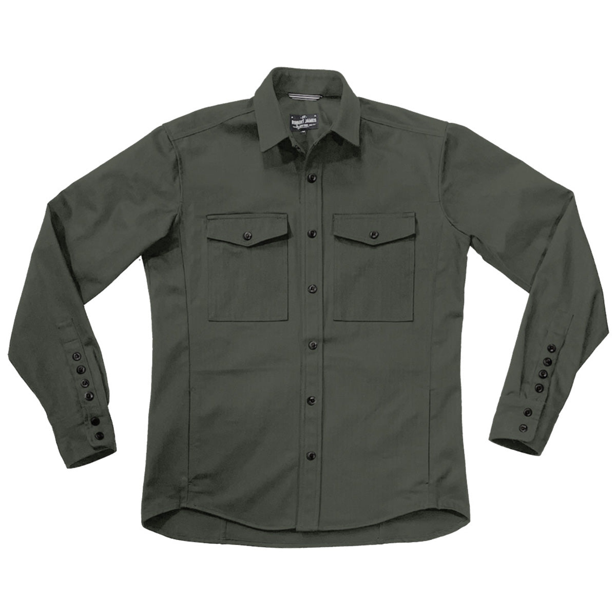 SB LACHINE // CLASSIC - HERRINGBONE SHIRT JACKET - Yoke No Pockets - 6 SMALL BATCH COLORS