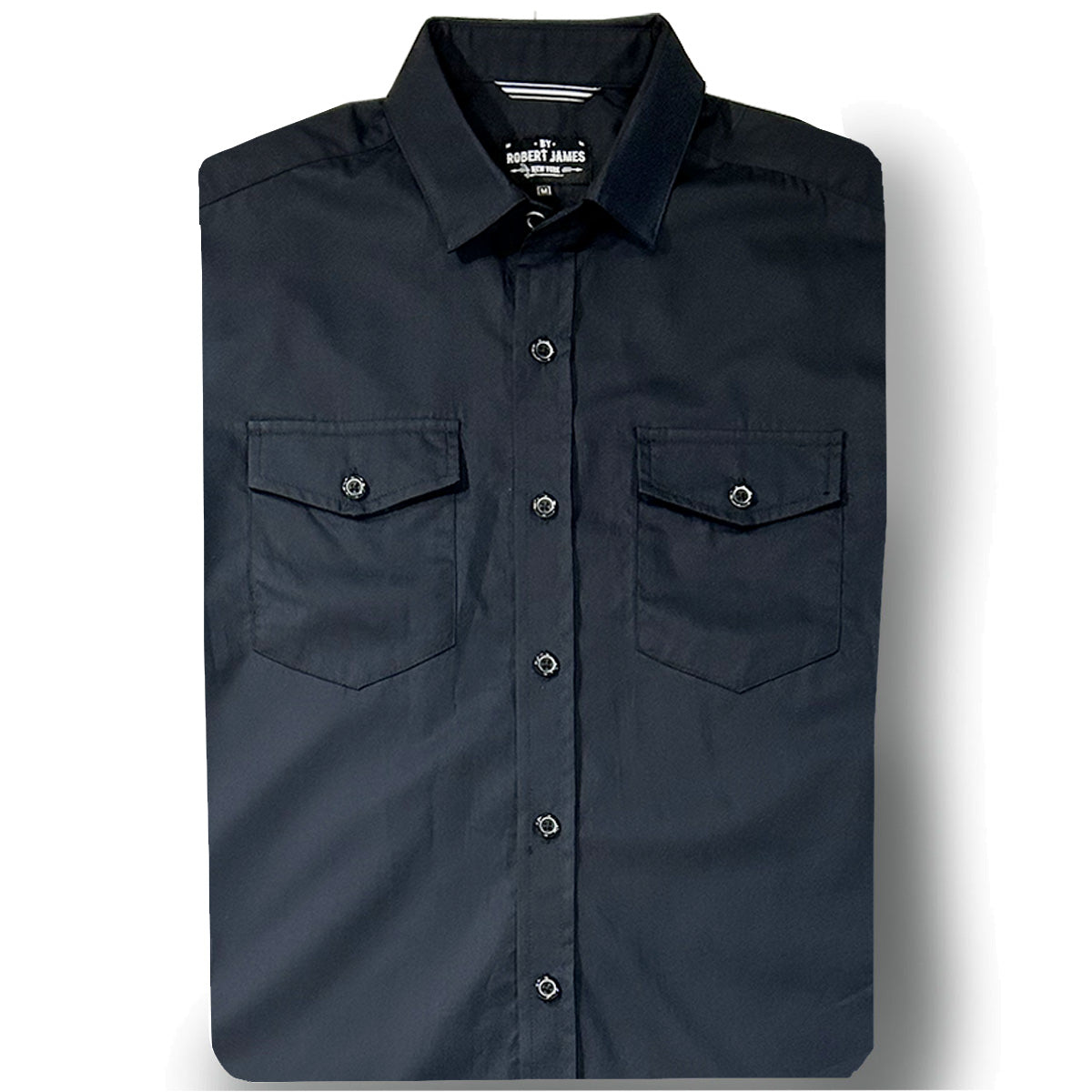 Hawk + Axe // 4.5oz Black Broadcloth - SMALL BATCH SHIRTS