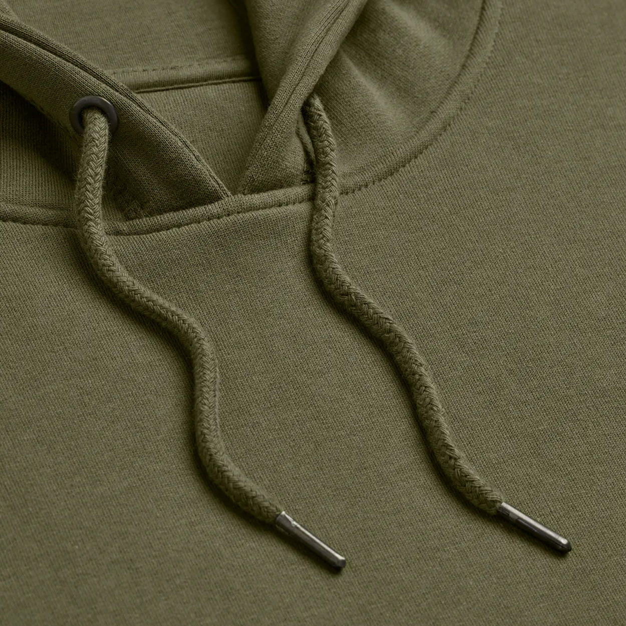 BRJ MADISON - Organic Pima Hoodie // MILITARY - Heavyweight Hoodie
