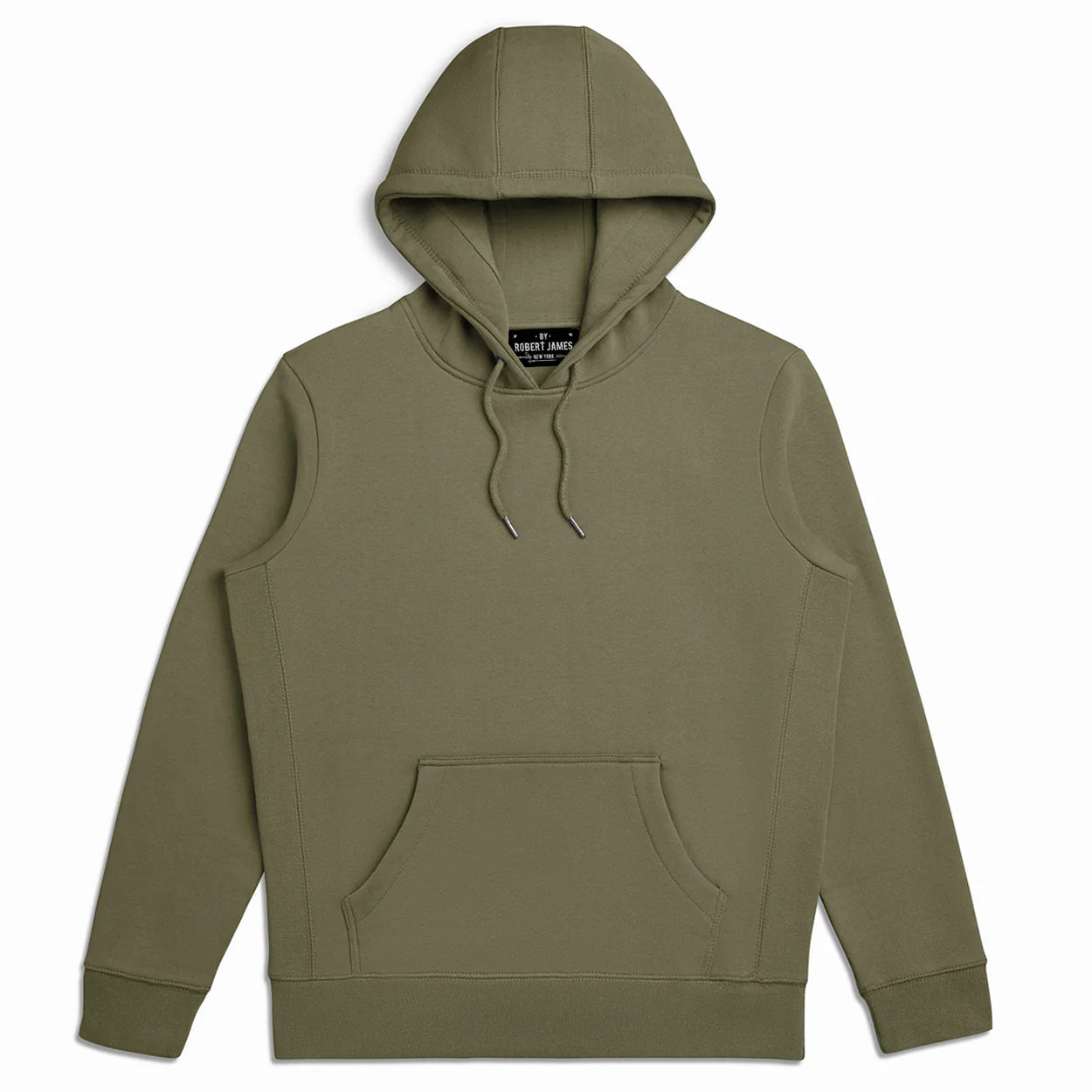 BRJ MADISON - Organic Pima Hoodie // MILITARY - Heavyweight Hoodie
