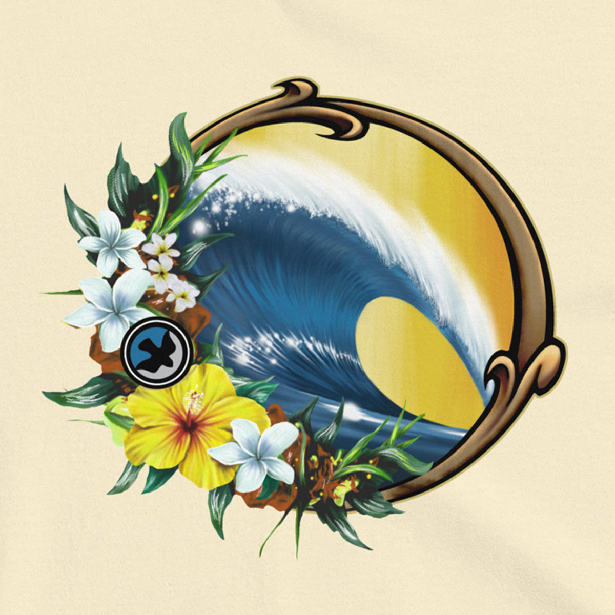 Hampton's Big Wave, Garment-Dyed Heavyweight Tee