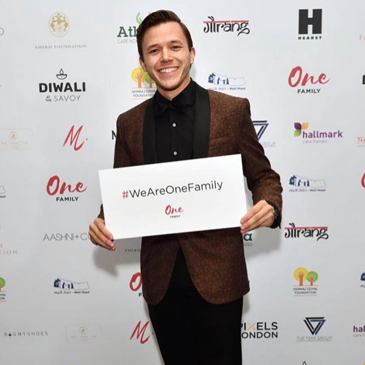 CUSTOM MADE AFTER SIX BROCADE SHALL COLLAR TUX // JASSA AHLUWALLA - CUSTOM MADE + FITTED - CHARITY EVENT