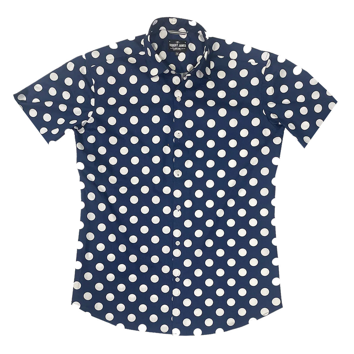 Matty -A // Navy - White XL Dot - SMALL BATCH STYLE
