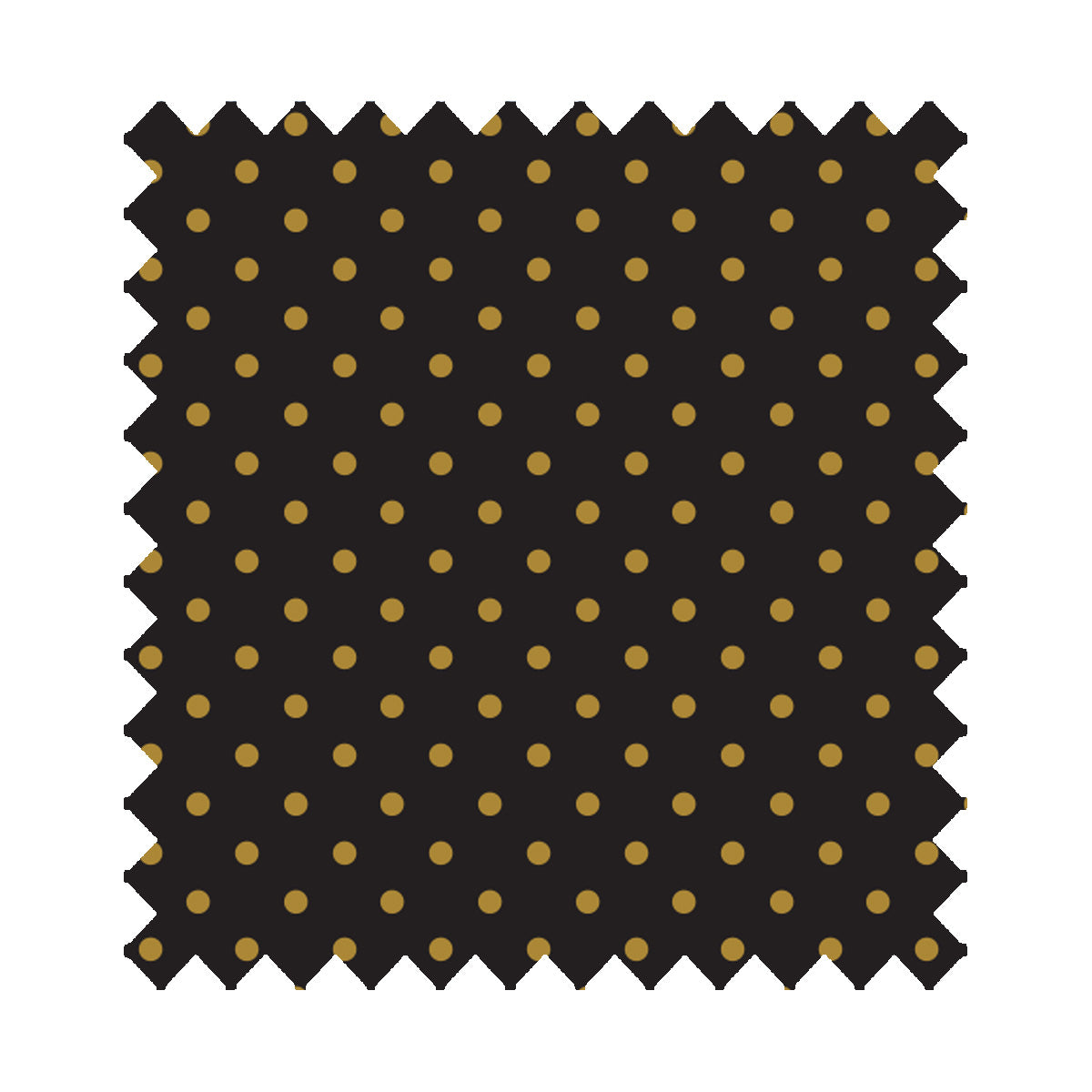 Niko // Micro Dot Metallic e on Black- SMALL BATCH STYLE