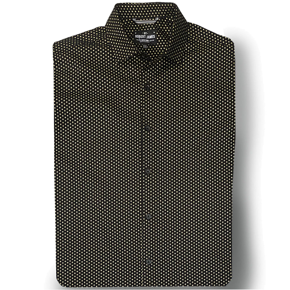 Niko // Micro Dot Metallic e on Black- SMALL BATCH STYLE