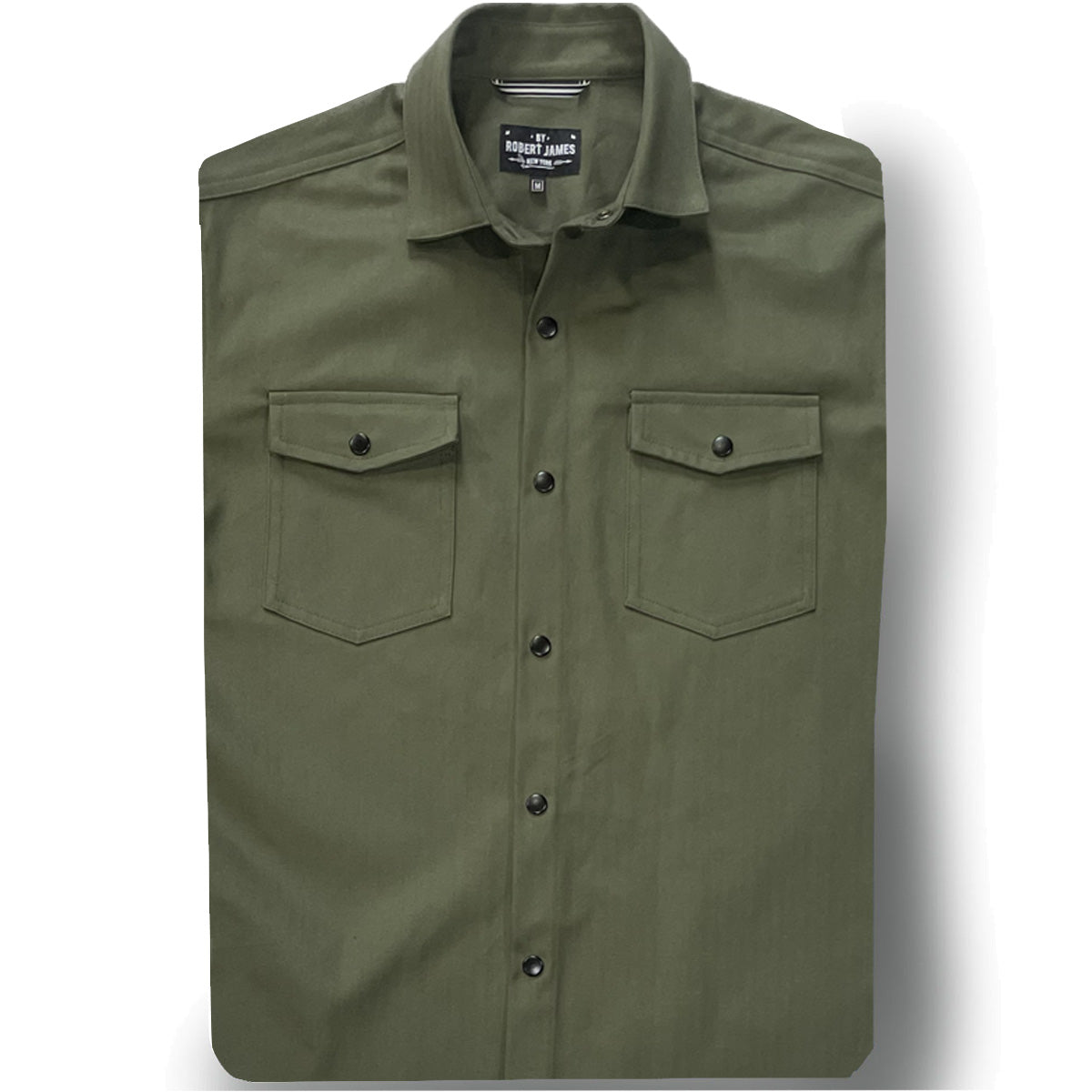 Axe // 9 oz Olive Herringbone - SMALL BATCH SHIRTS