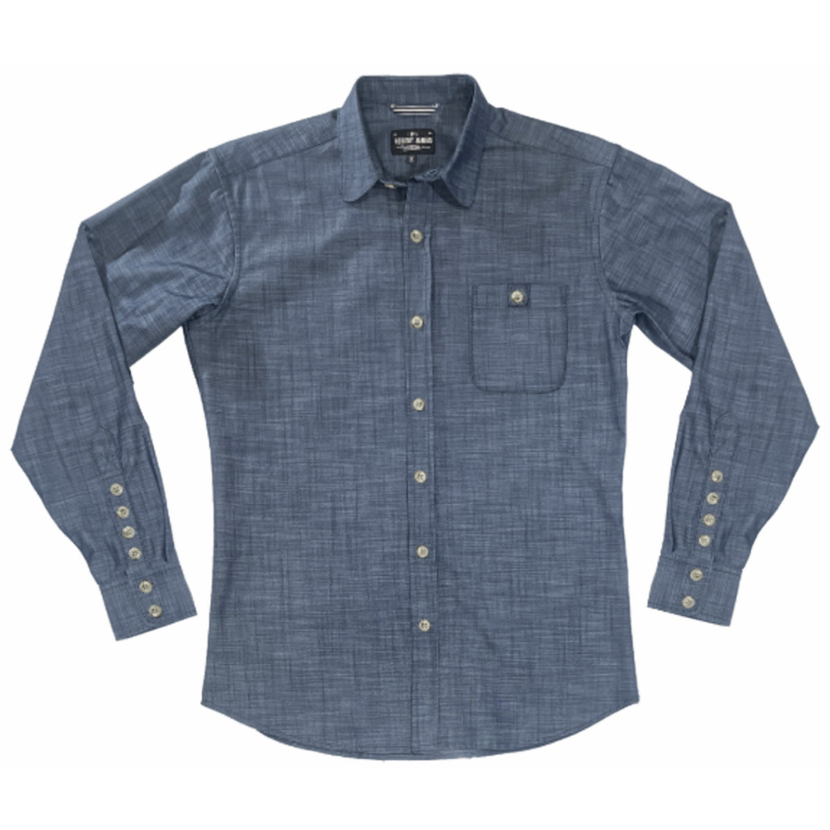 Roosevelt SB SAMPLE // Cross Hatch Denim - SMALL BATCH STYLE