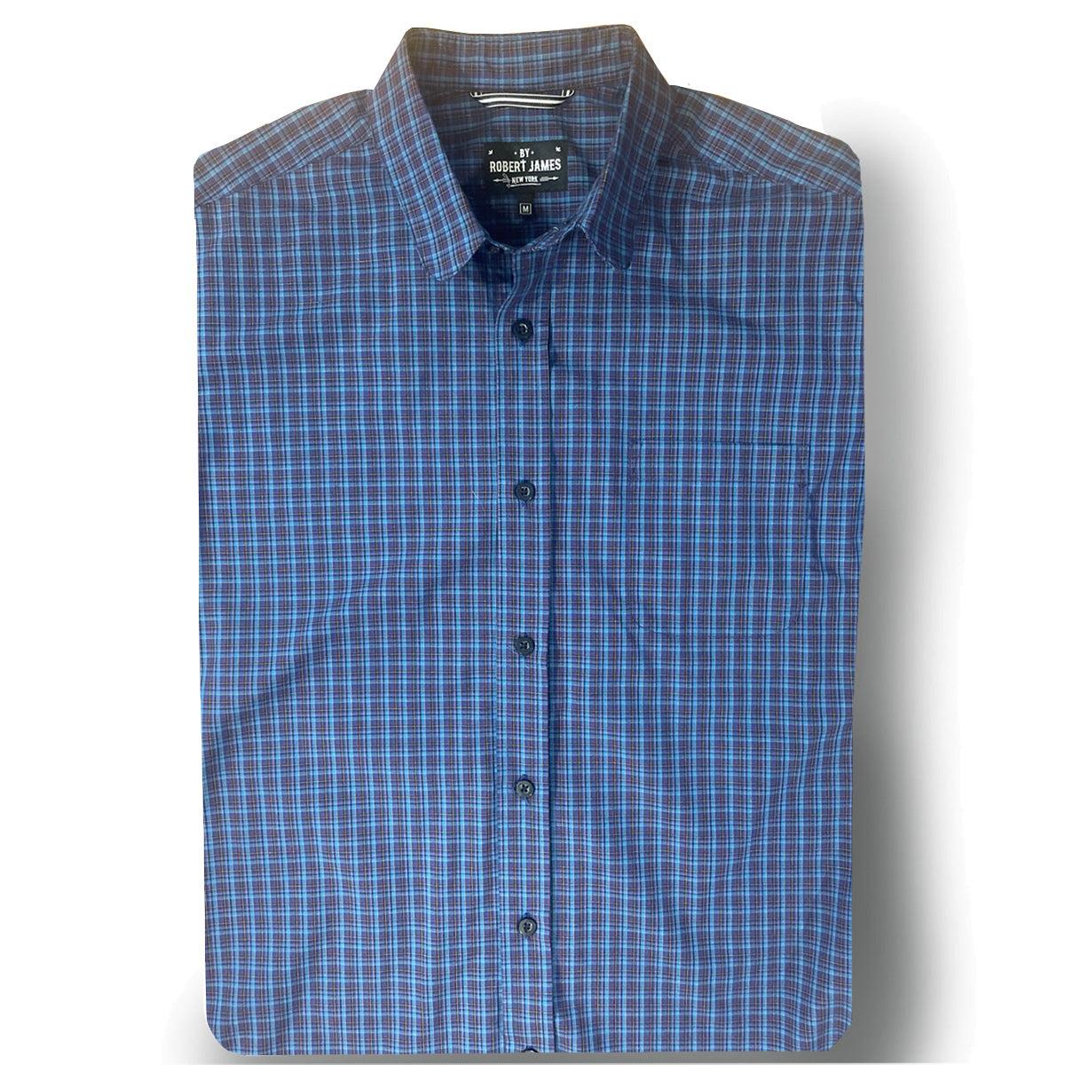 Roosevelt / Purple Blue Mini Check English Tartan - SMALL BATCH STYLE