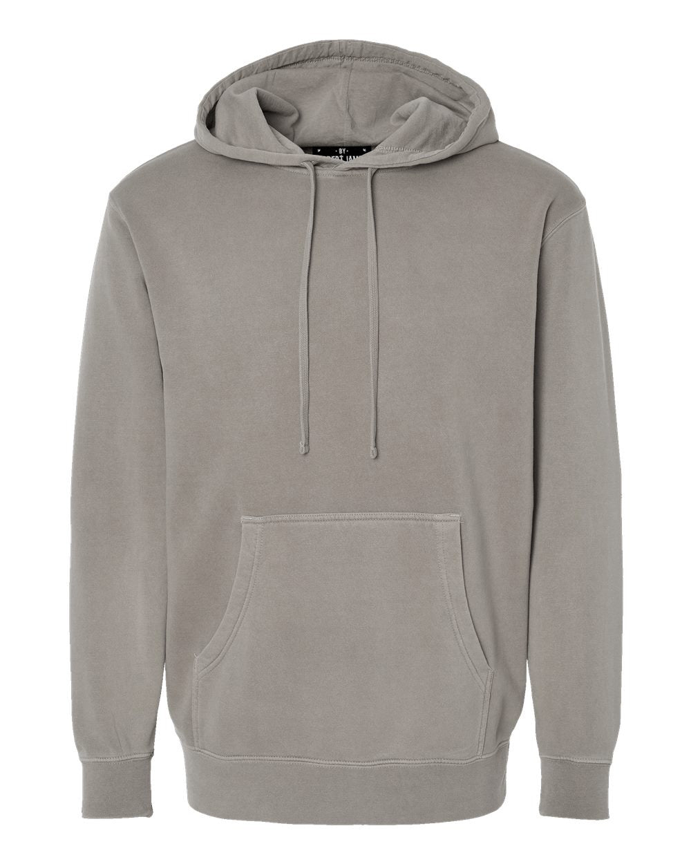 SHOVEL HEAD PIGMENT DYED PULL OVER HOODIE - CEMENT GREY Men's Knit T-Shirt By Robert James