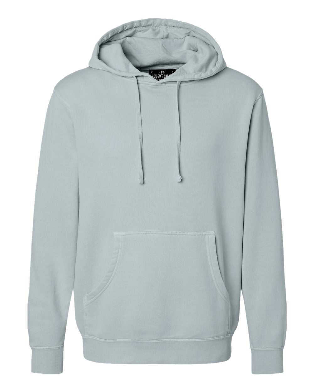 SHOVEL HEAD PIGMENT DYED PULL OVER HOODIE - DISTILLED GREY Men's Knit T-Shirt By Robert James