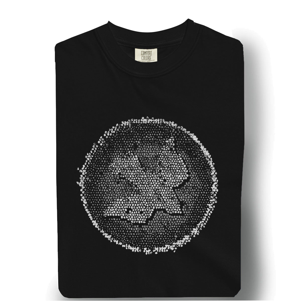 SILVER DOVE MOSAIC - Garment-Dyed Heavyweight Tee