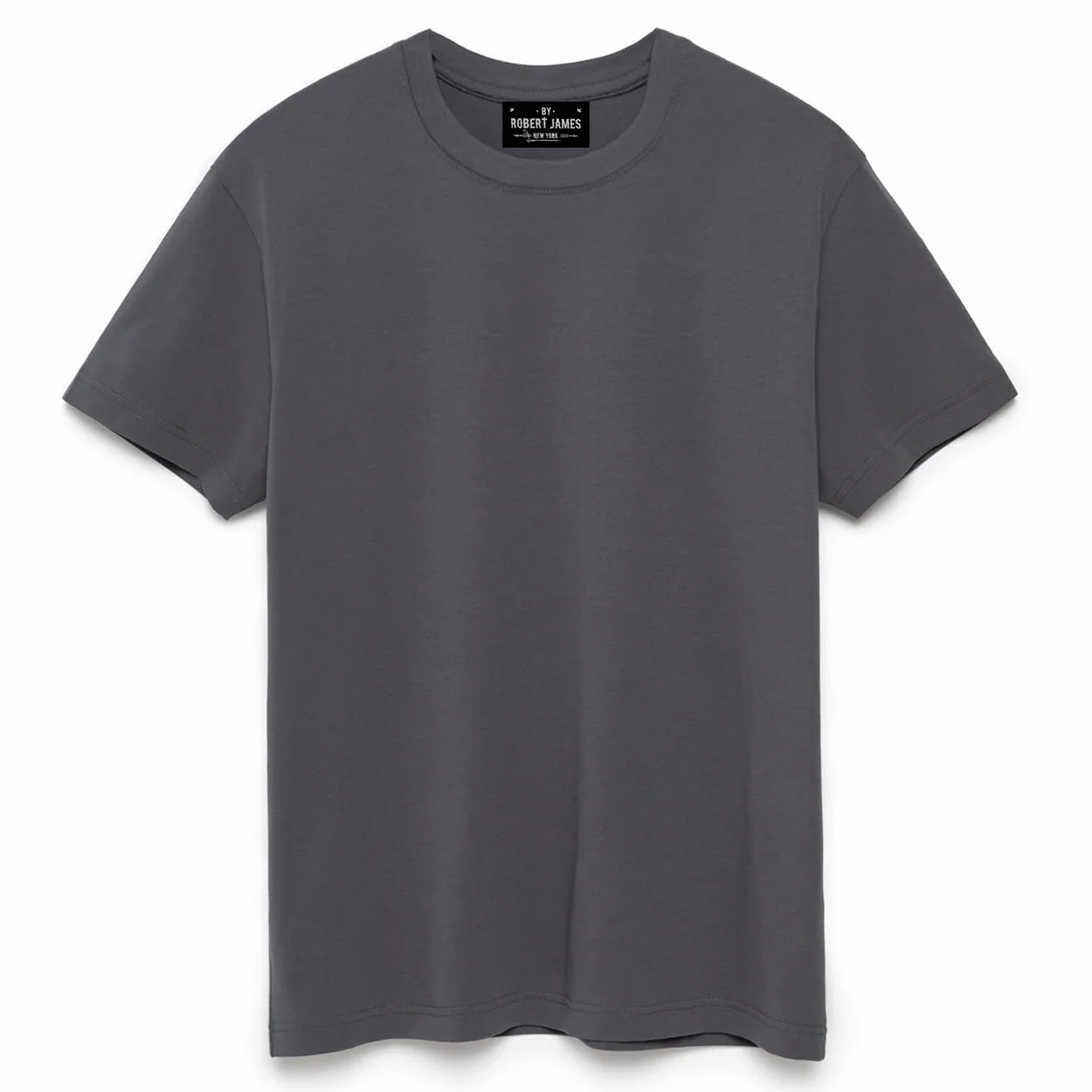 BRJ BEDFORD // STEEL BLUE - LUX 6 OZ Organic Cotton Tee - American Grown Supima Cotton