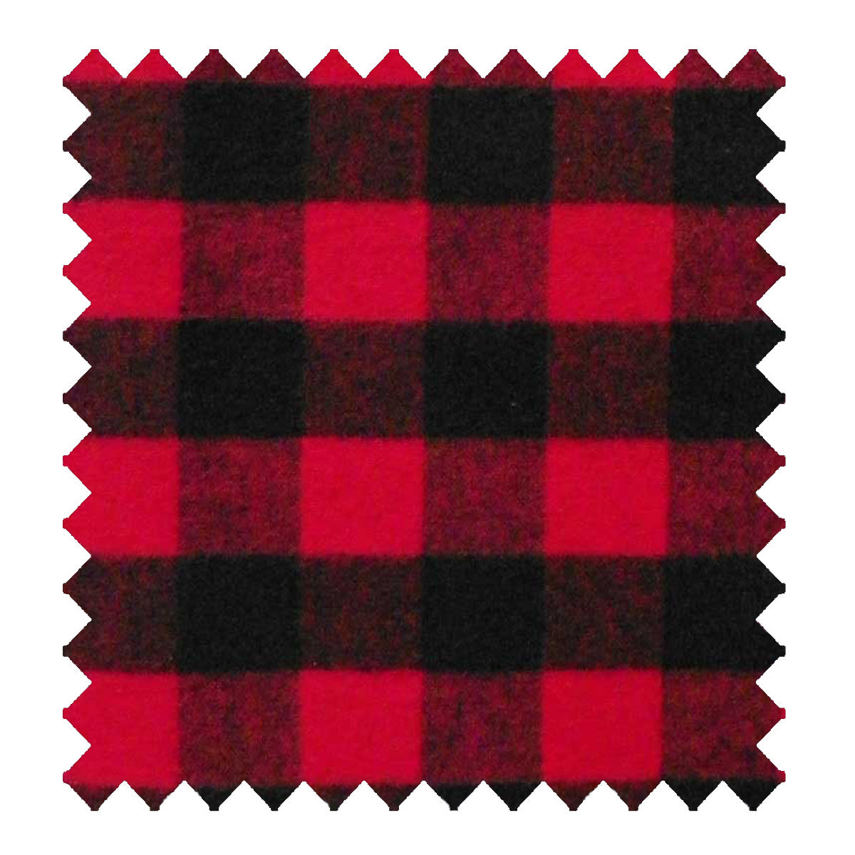 Axe // Black Red Gingham Plaid Flannel - Matte Black Button - Small Batch