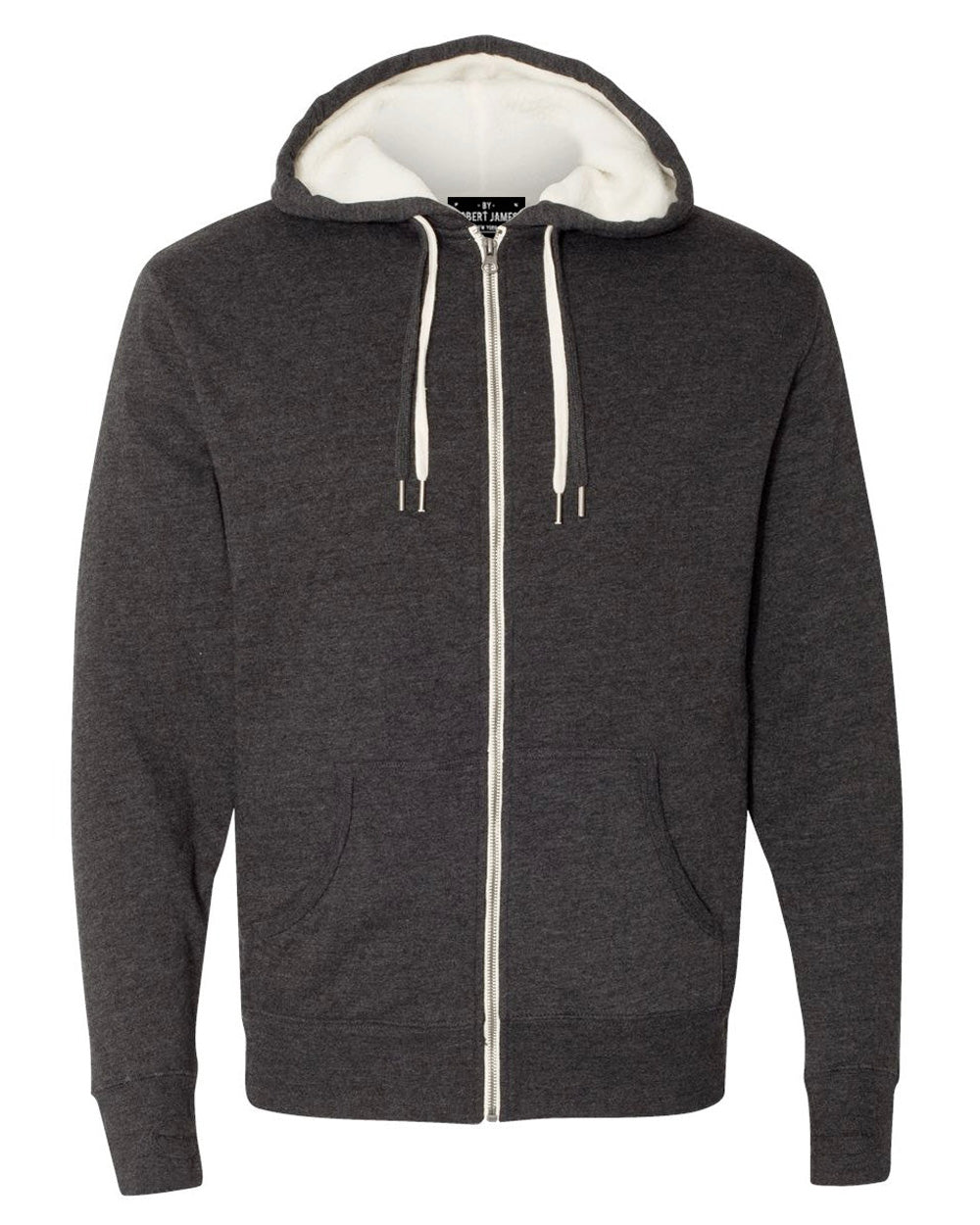 STONE COLD // CHARCOAL Sherpa Lined Terry Hoodie