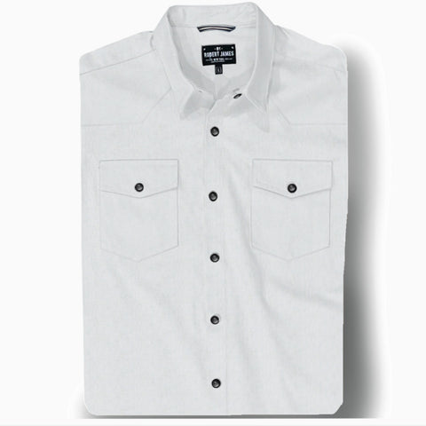 Tommy Gene // White Featherwale Cord - SMALL BATCH STYLE