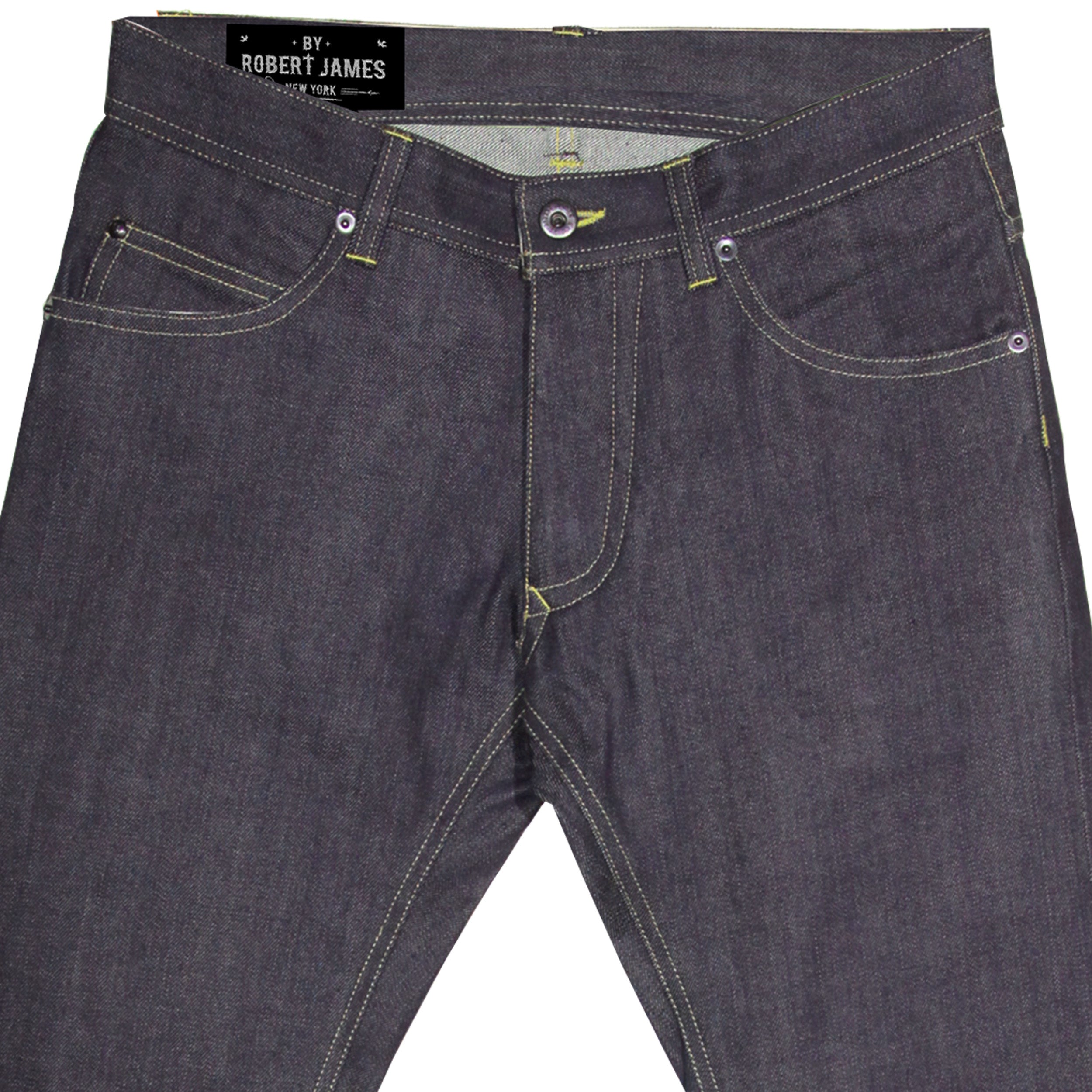 Western Jean // INDIGO - Warm Maze Stitch -Men's Denim Jeans By Robert James