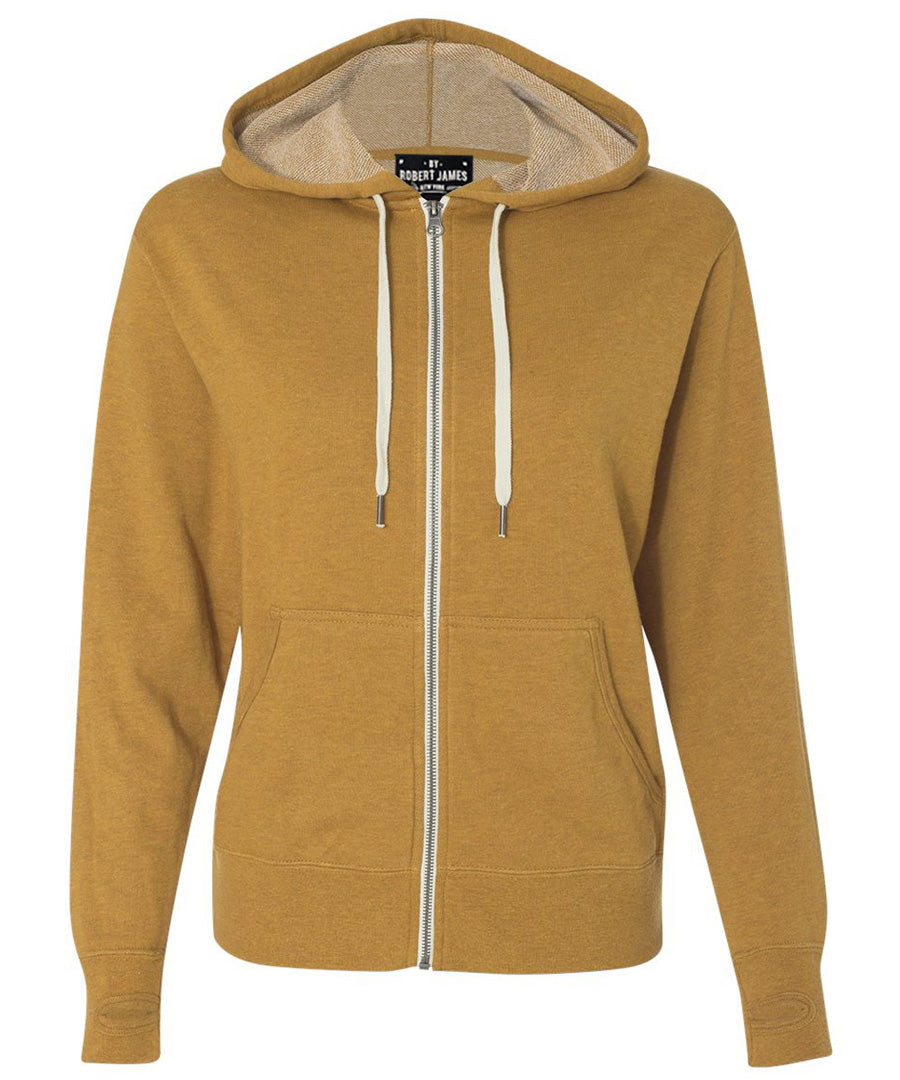 BROADWAY Cheyenne Gold -Full Zip Hoodie French Terry Men's Knit By Robert James