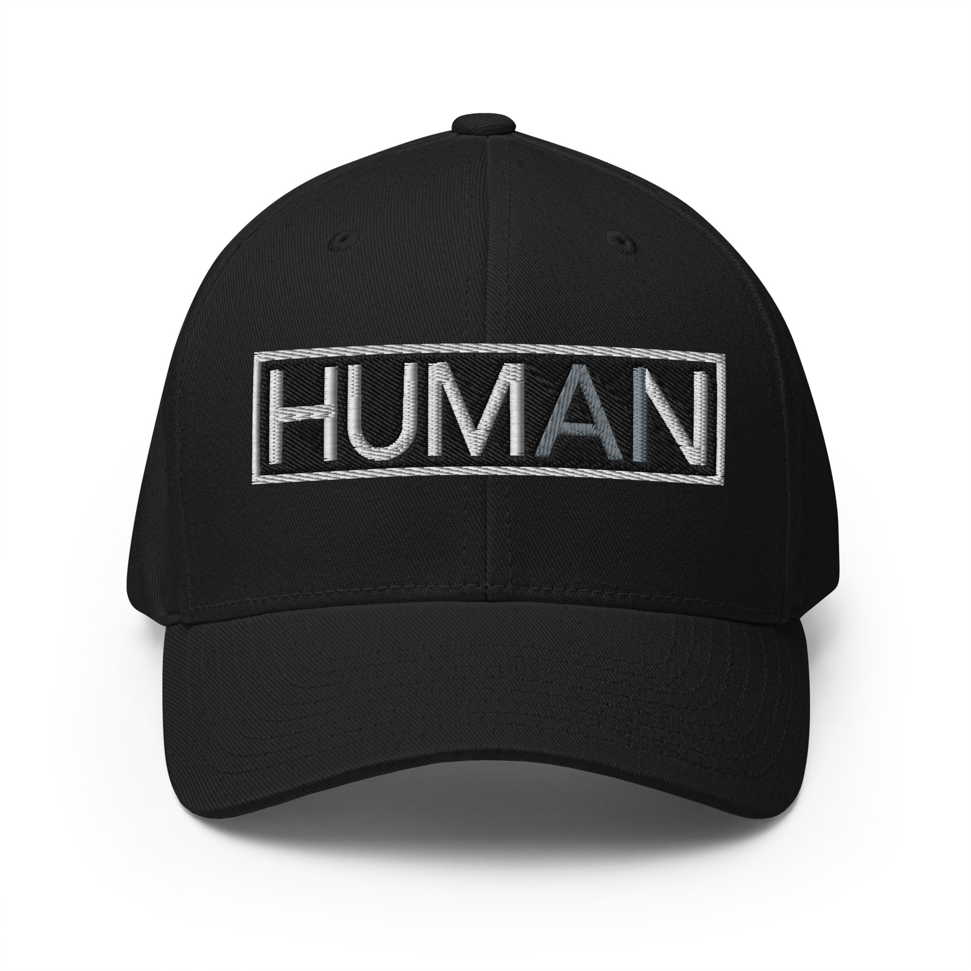 HUMAN AI / Resist Takeover- Fitted Structured Twill Cap