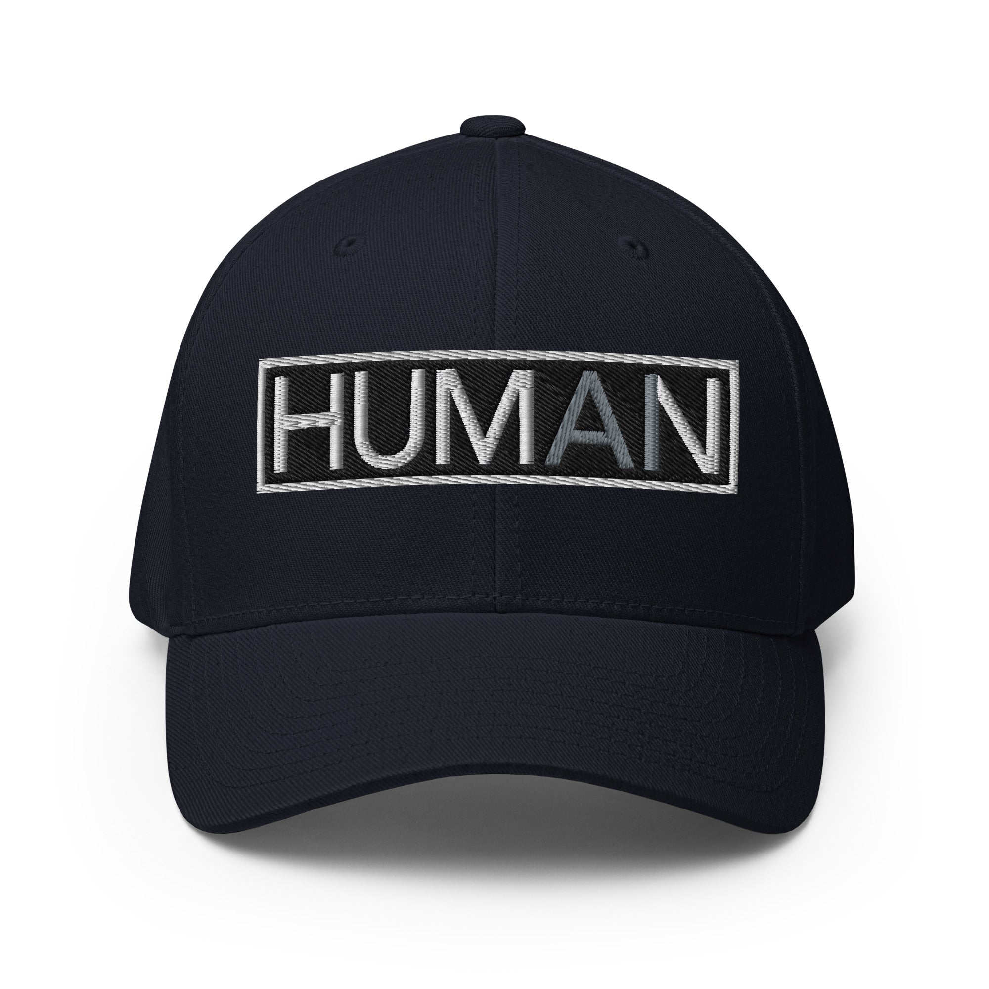 HUMAN AI / Resist Takeover- Fitted Structured Twill Cap