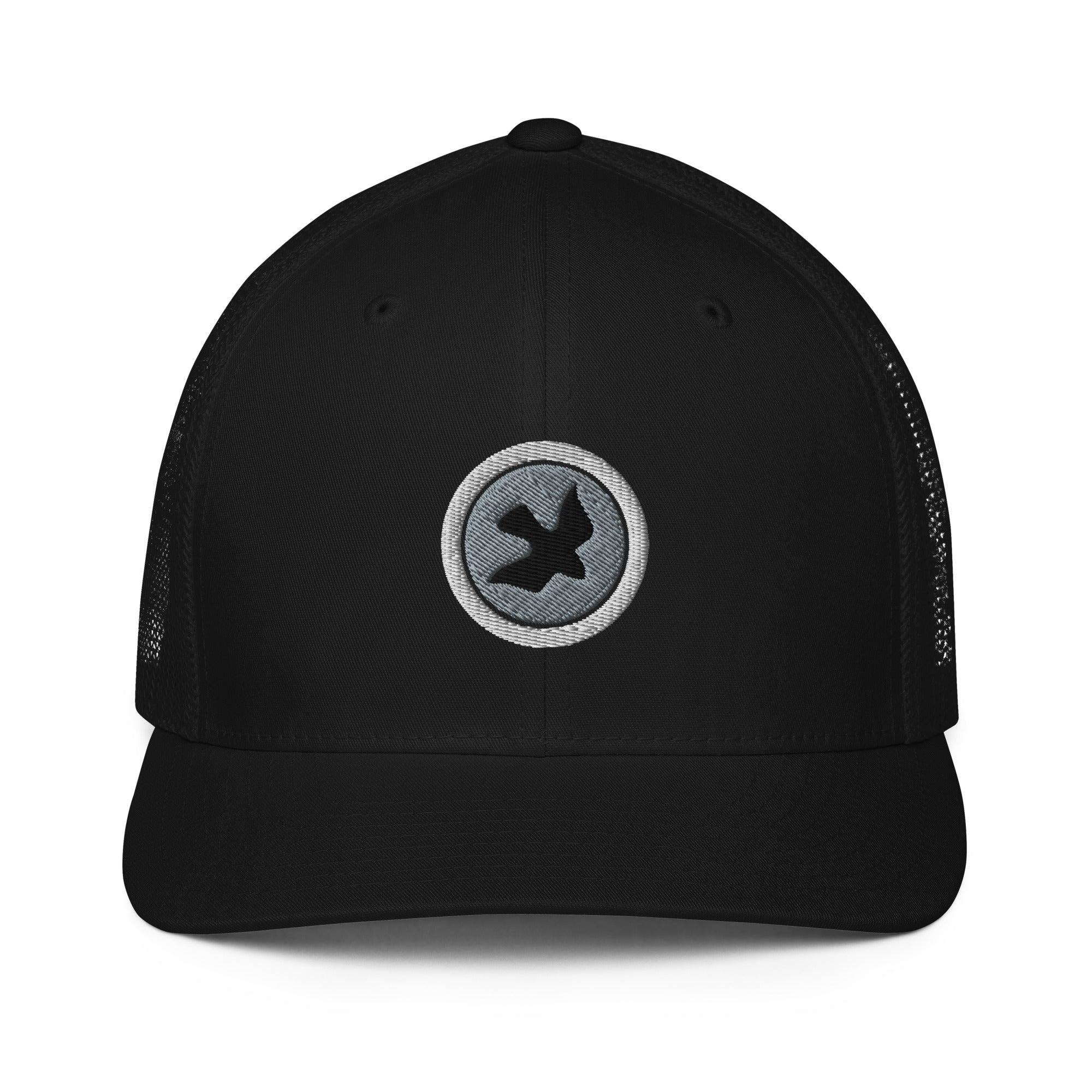 DOVE // badge or Peace - Closed-Back Mesh Back Cap
