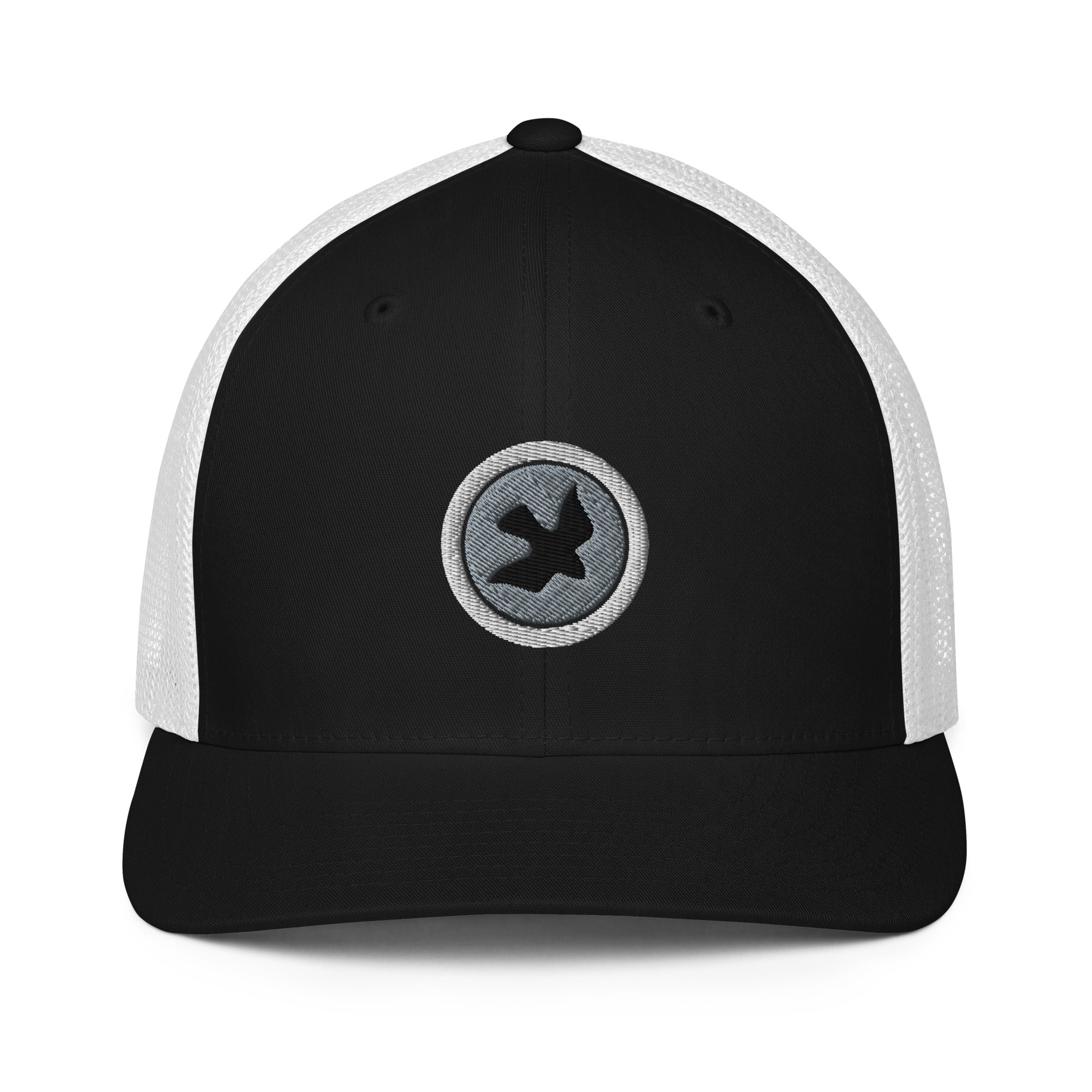 DOVE // badge or Peace - Closed-Back Mesh Back Cap