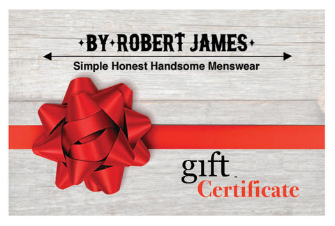 By Robert James Gift Certificate