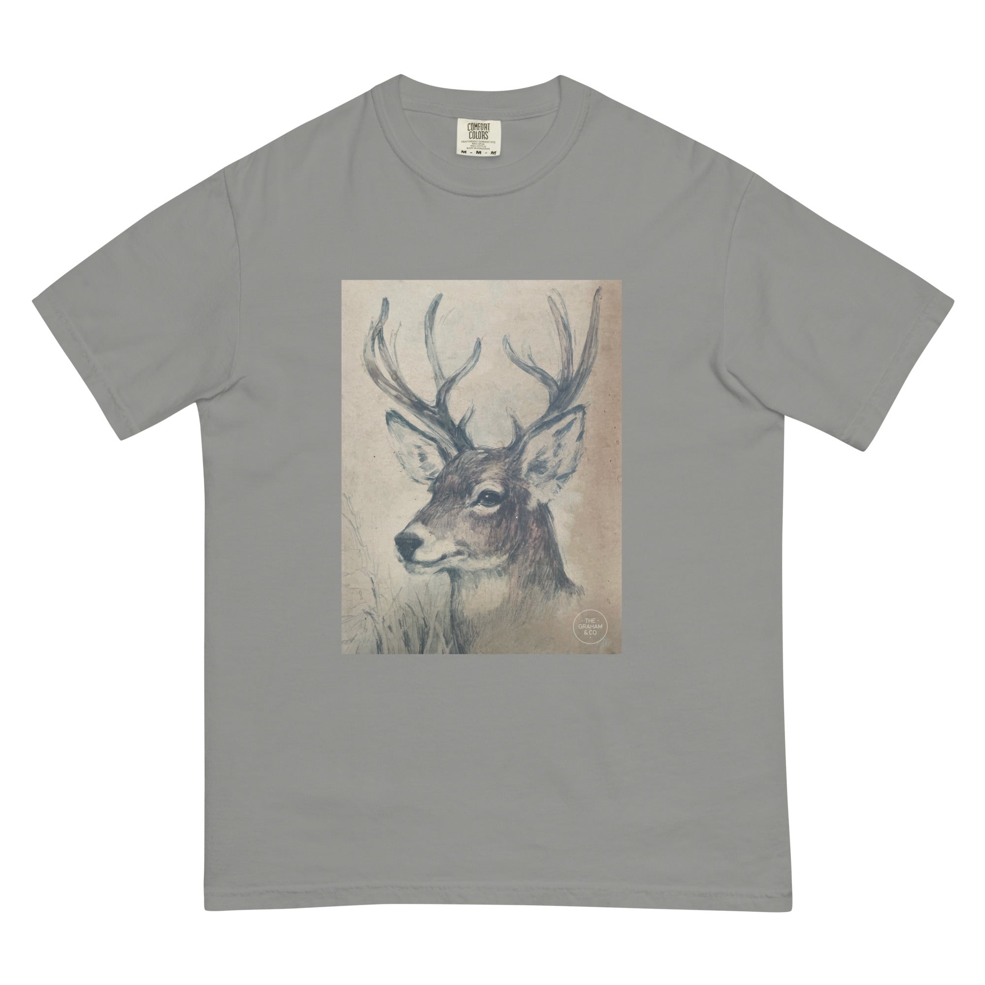 GRAHAM & CO DEAR PAINTING - garment-dyed heavyweight t-shirt