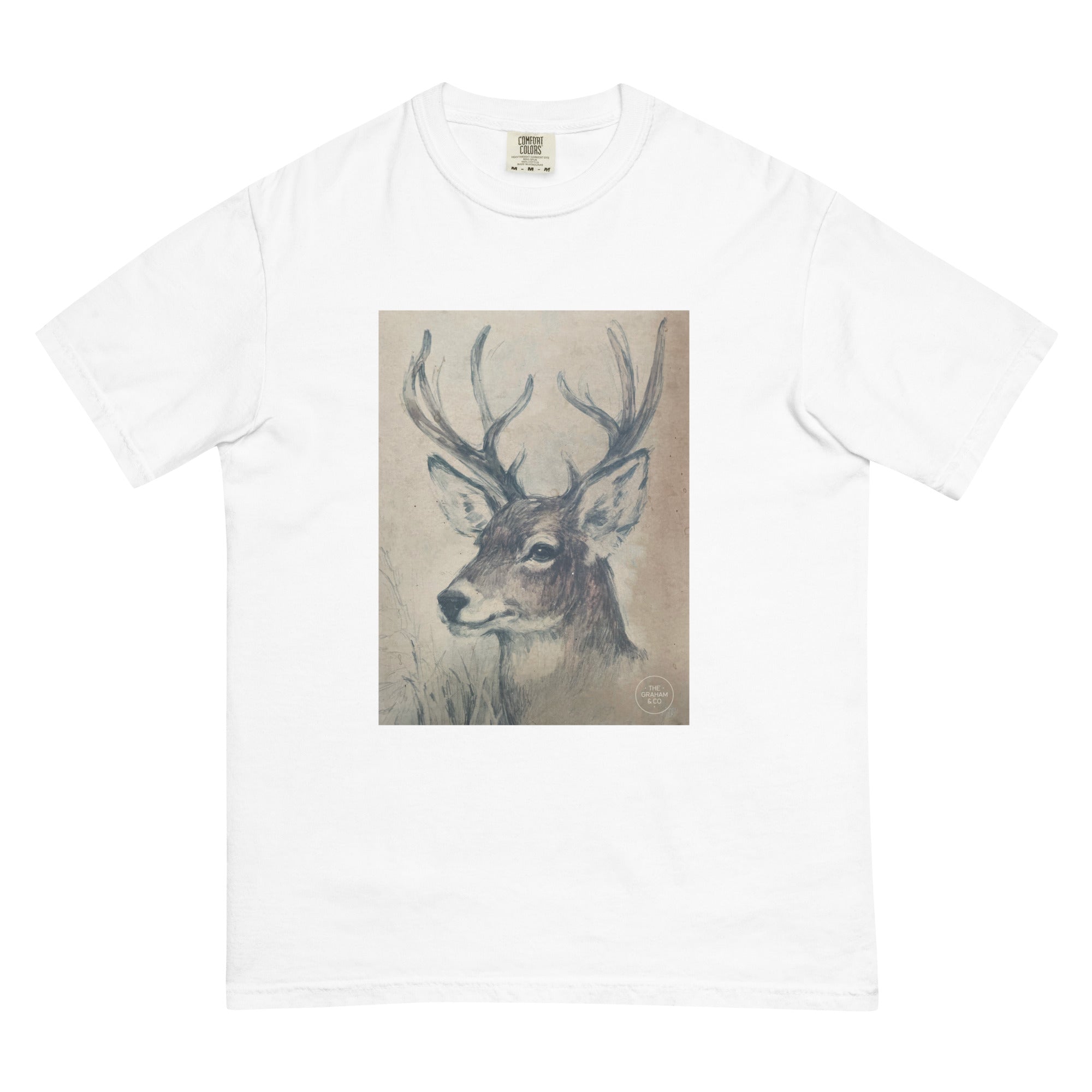 GRAHAM & CO DEAR PAINTING - garment-dyed heavyweight t-shirt
