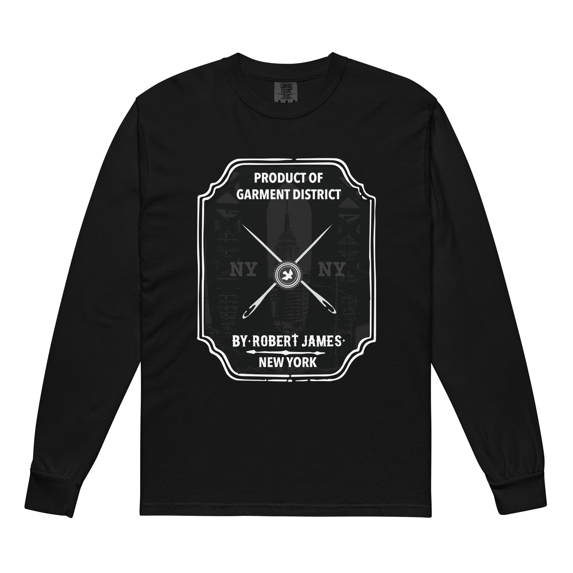 PRODUCT OF GARMENT CENTER - Garment-Dyed Heavyweight Long-Sleeve Tee