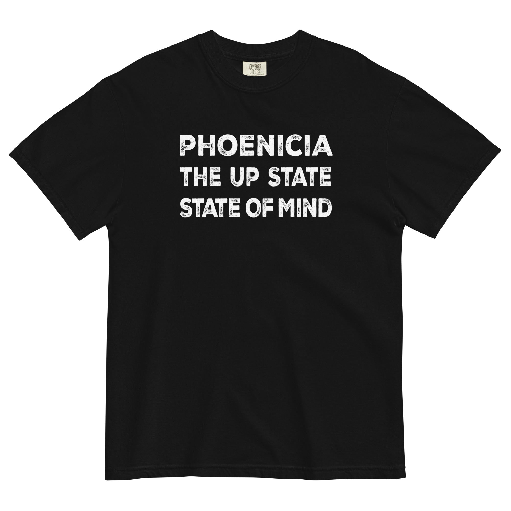 PHOENICIA THE UPSTATE STATE OF MIND Garment-dyed Heavyweight Tee