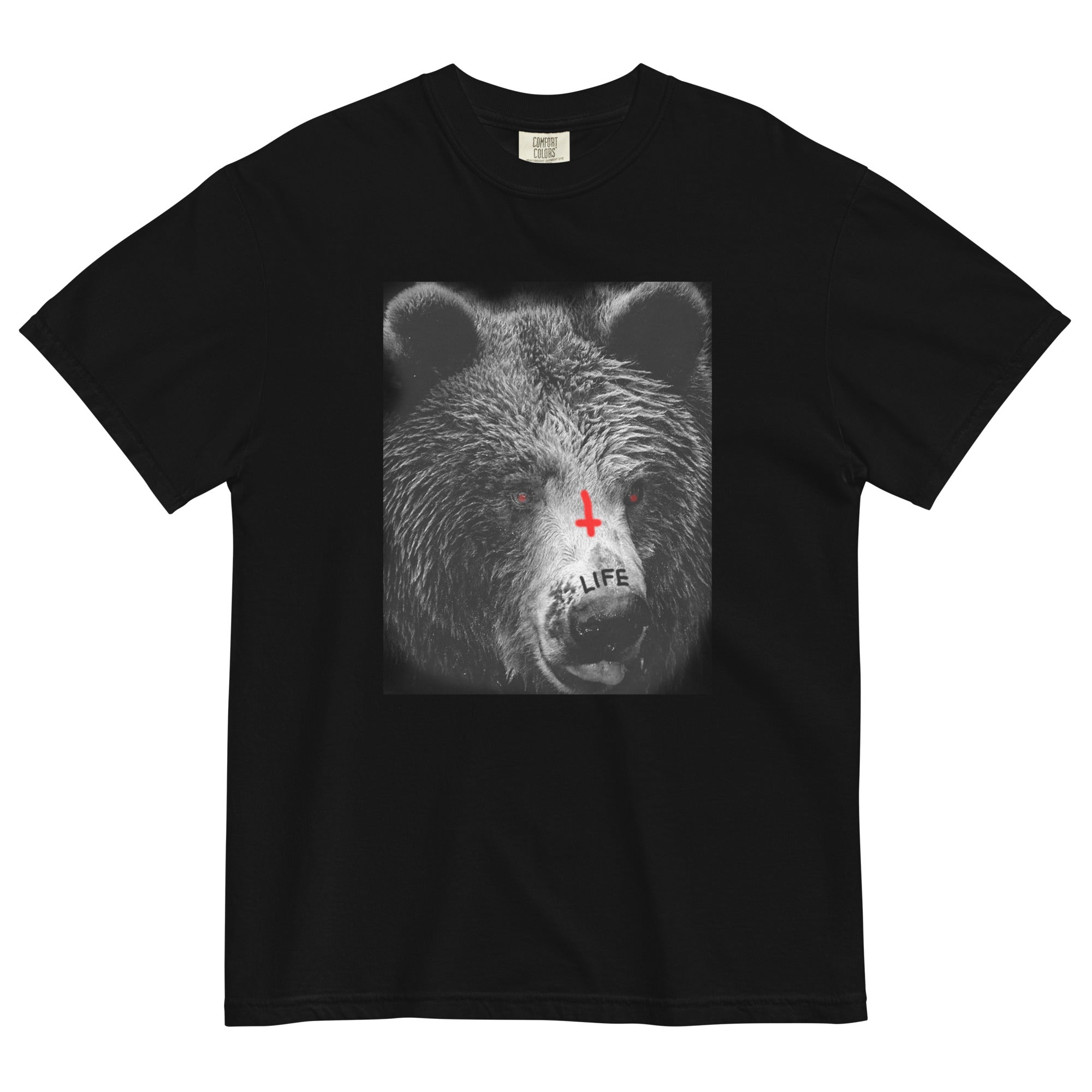 LIFE BEAR Garment-Dyed Heavyweight t-shirt
