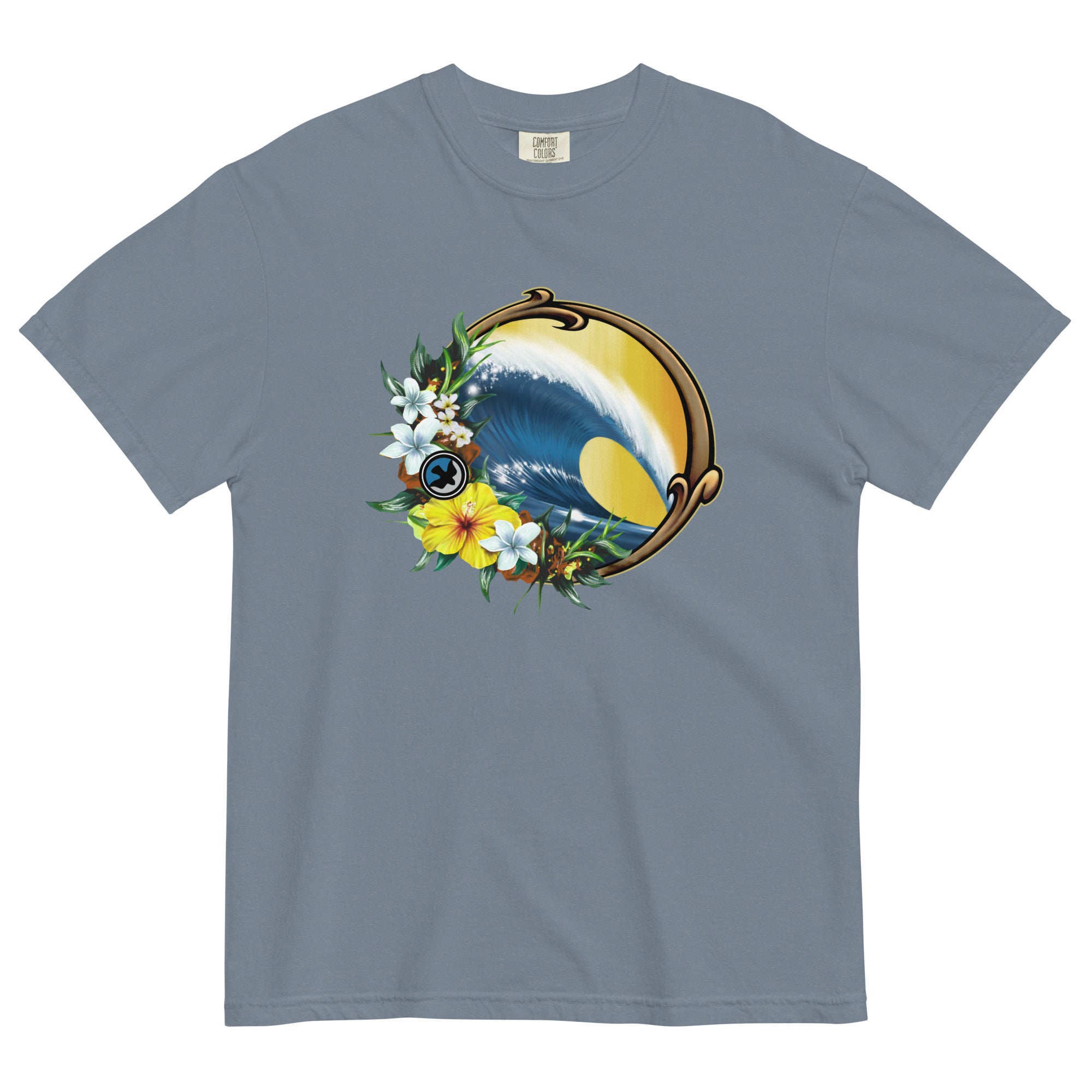 Hampton's Big Wave, Garment-Dyed Heavyweight Tee