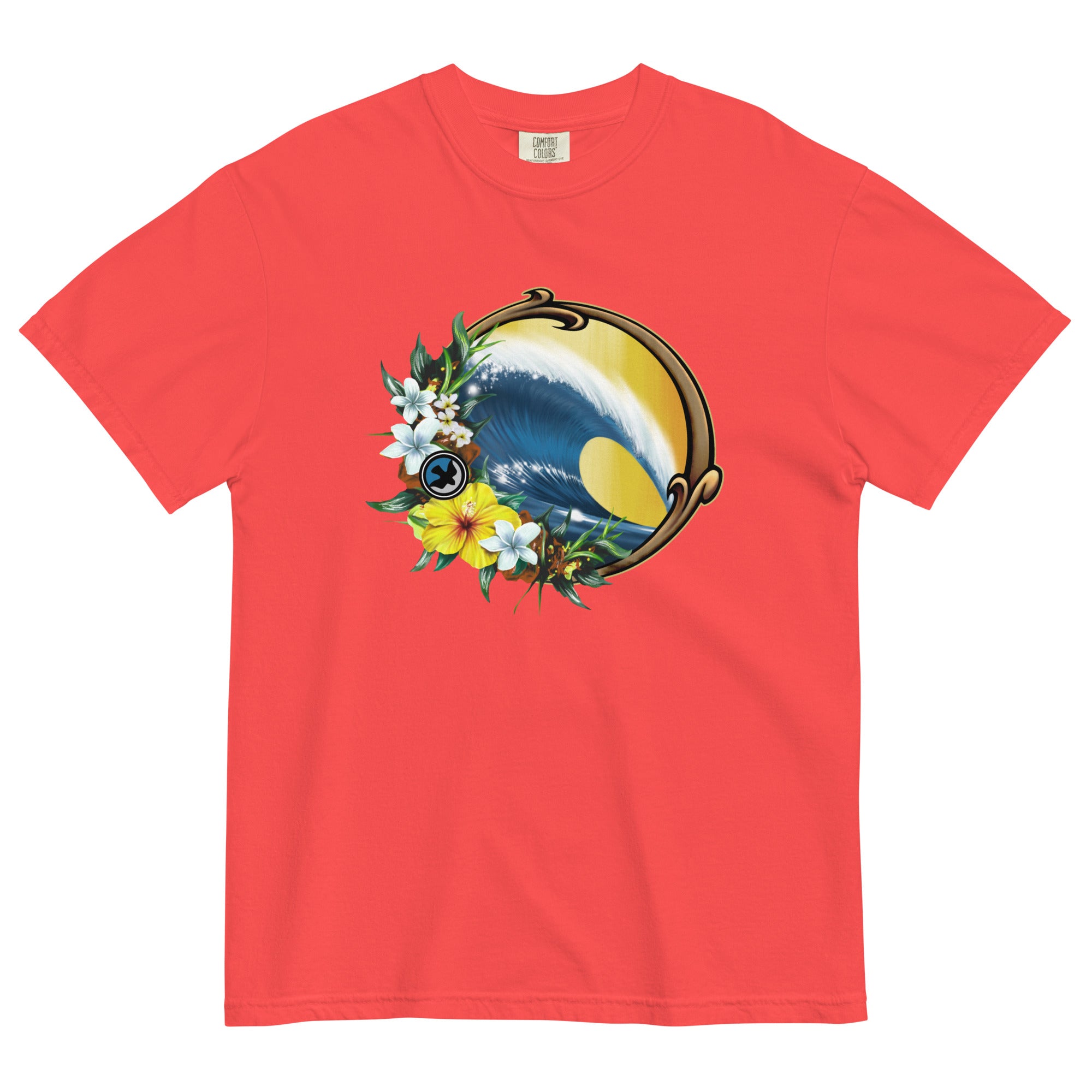 Hampton's Big Wave, Garment-Dyed Heavyweight Tee