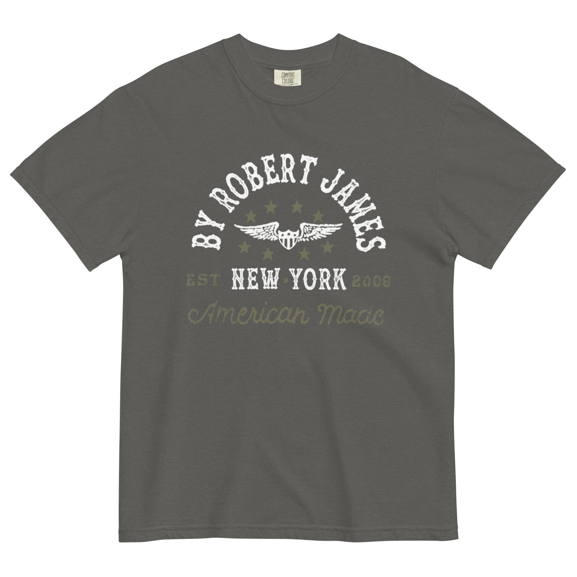 BY ROBERT JAMES - New York Est. 2008 - Garment-Dyed Heavyweight Tee