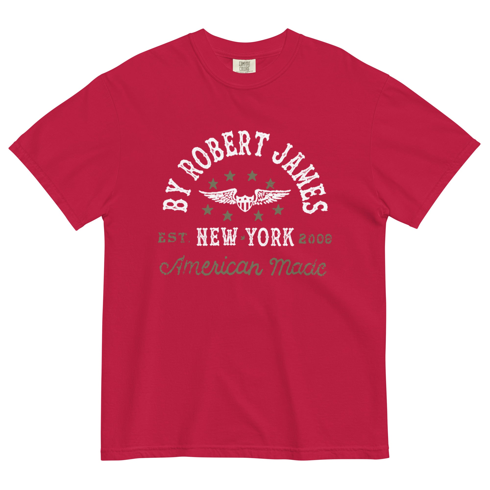 BY ROBERT JAMES - New York Est. 2008 - Garment-Dyed Heavyweight Tee