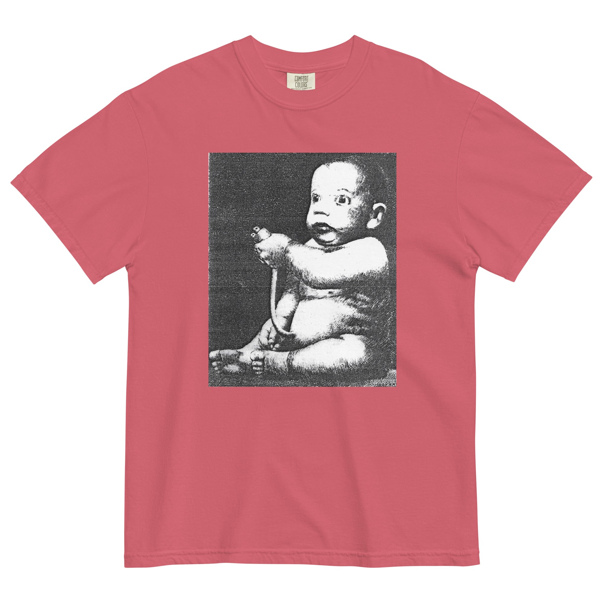 PLUG IN // Garment-Dyed Heavyweight Graphic Tee