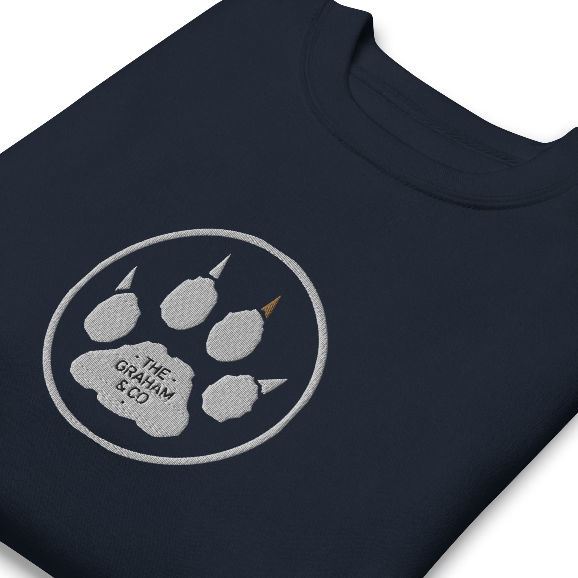 the graham & co Bear Claw Embroidery - Heavy Sweatshirt