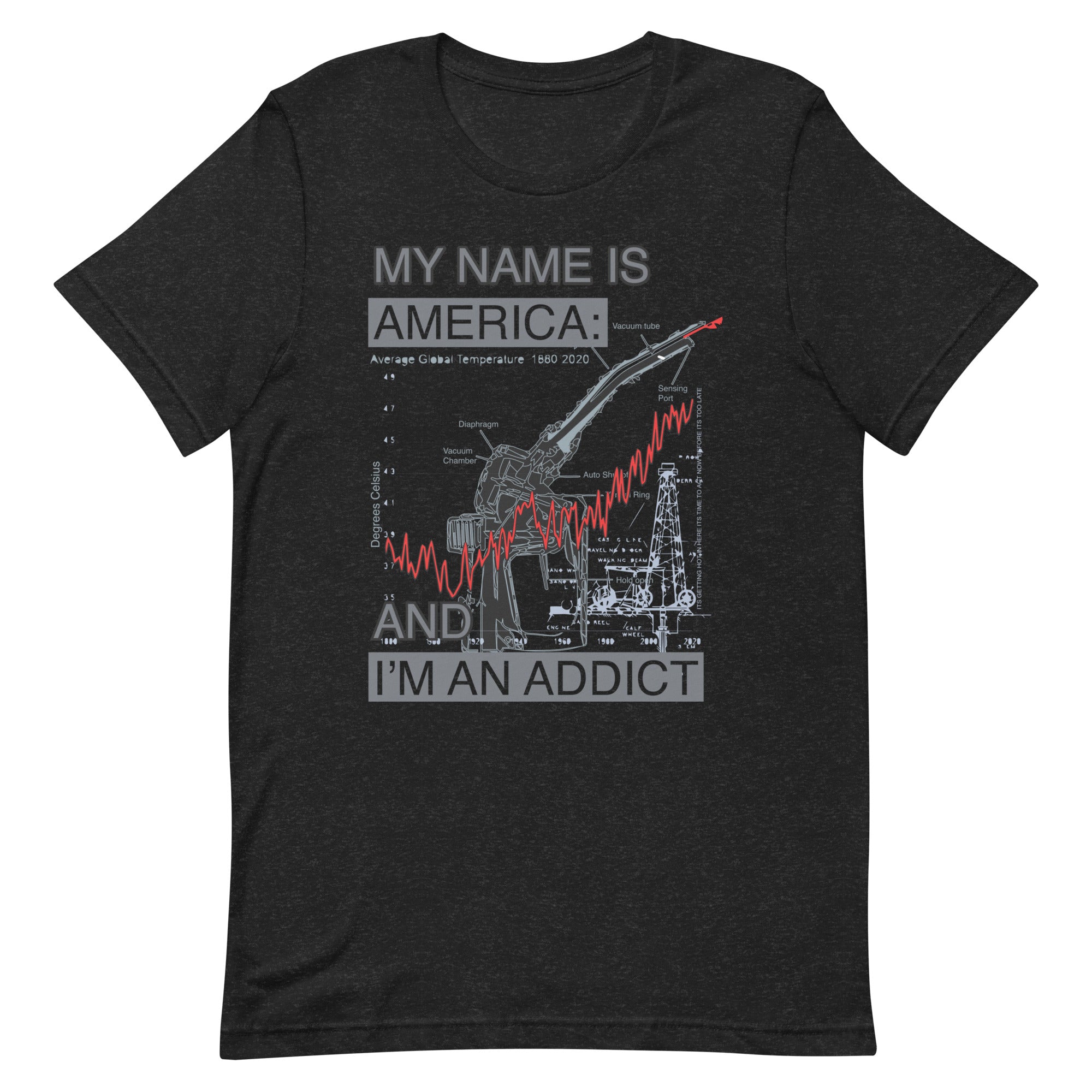 MY NAME IS AMERICA -OIL BLACK