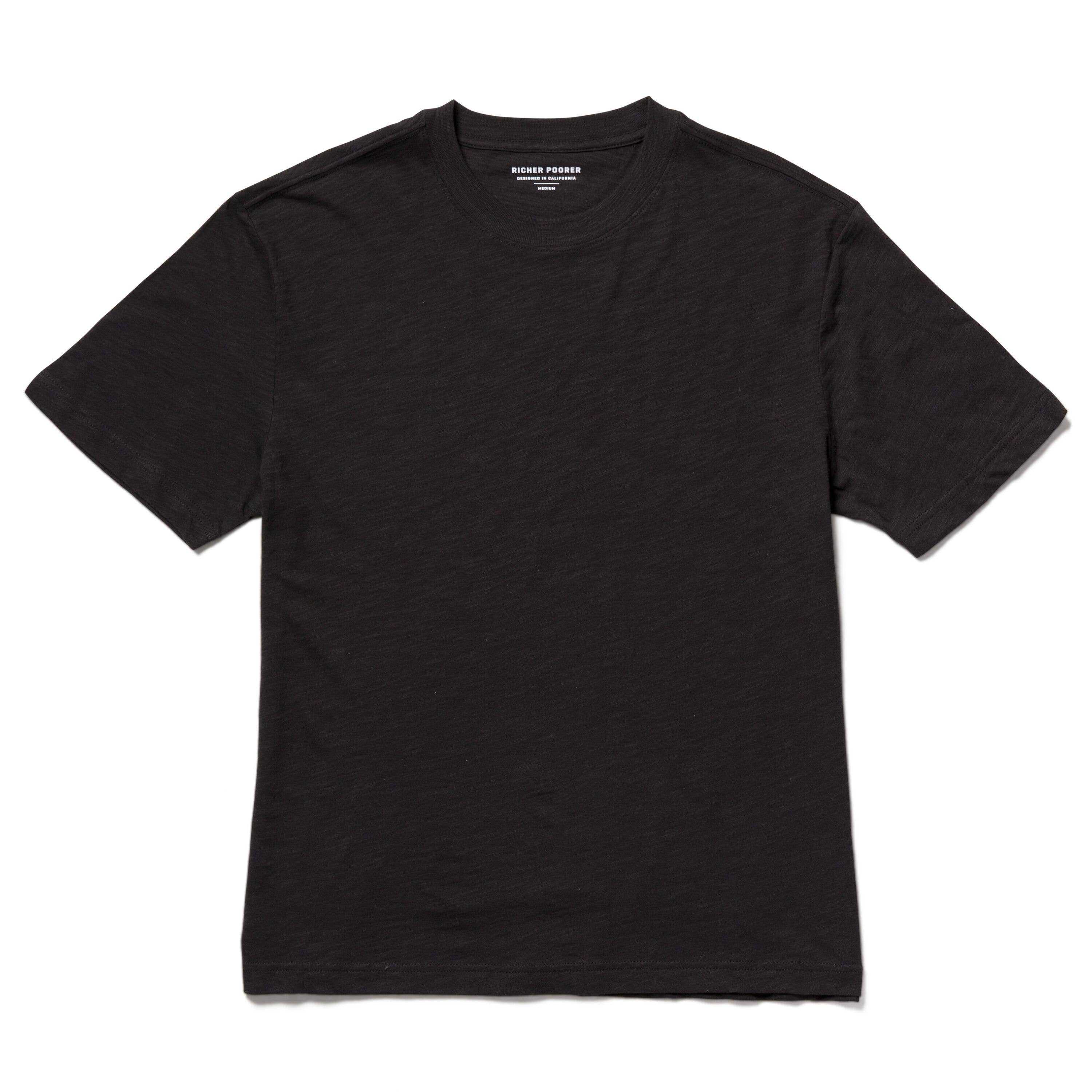 BROOKLYN - OVER SIZED Men's Streetwear- Slub Tee - Black