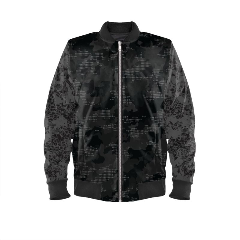 DARK MENACING DOT CAMO /MENS BOMBER