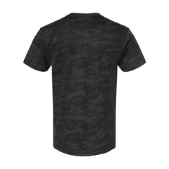 THE BOWERY ROCK N ROLL FIT TEE - Black Stealth Camo Men's Knit T-Shirt By Robert James